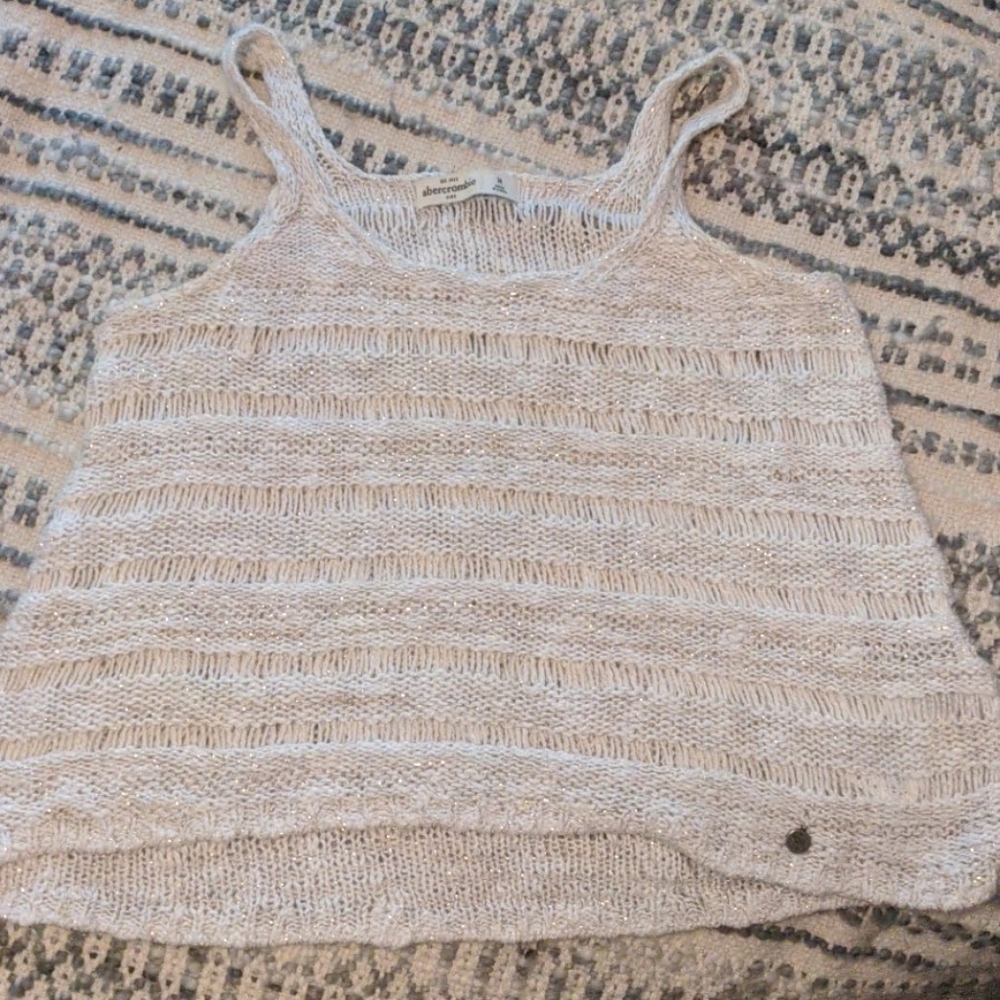 Abercrombie kids crochet top